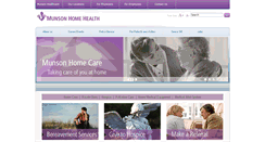 Desktop Screenshot of munsonhomehealth.org